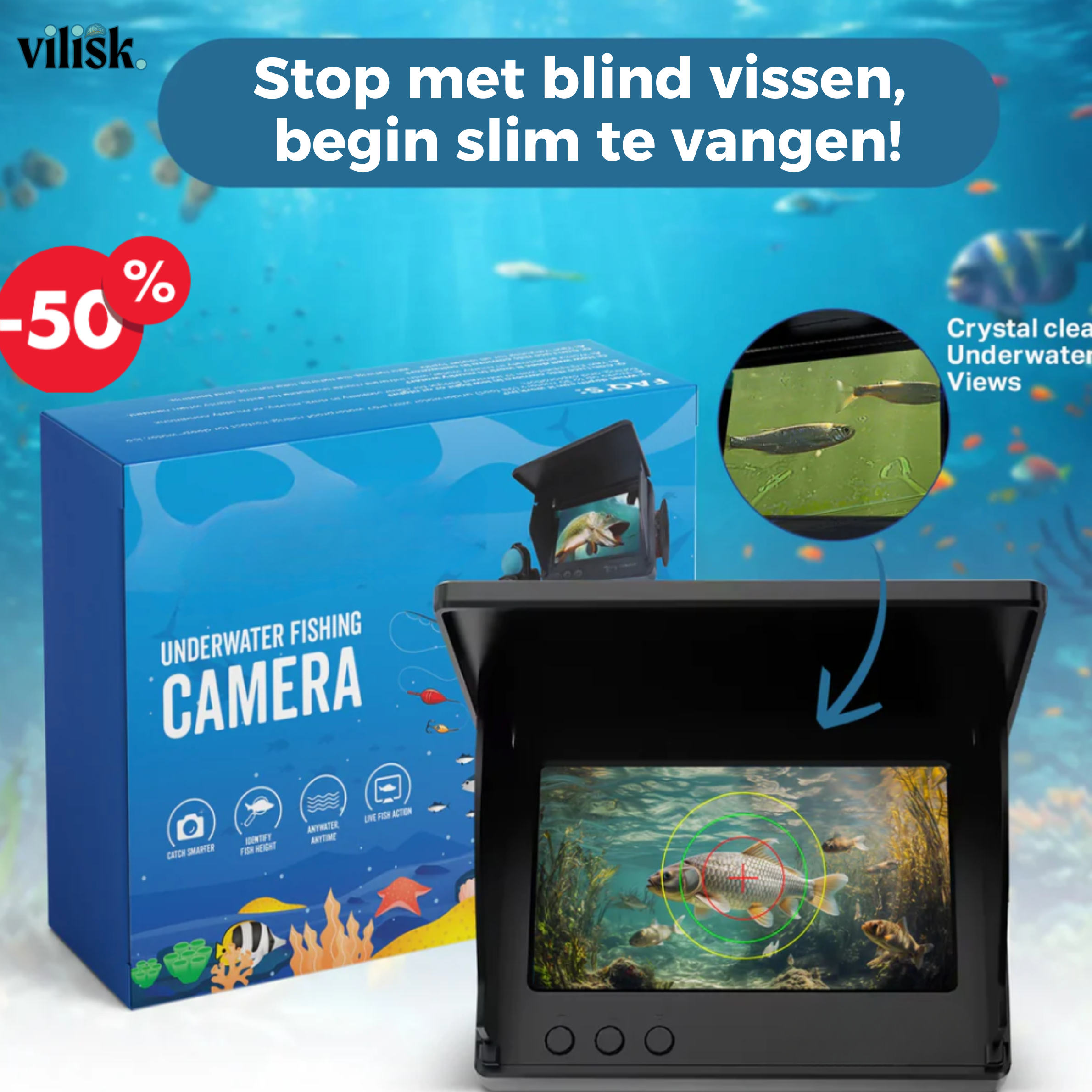 Viscam | Ontdek de onderwaterwereld, haarscherp!