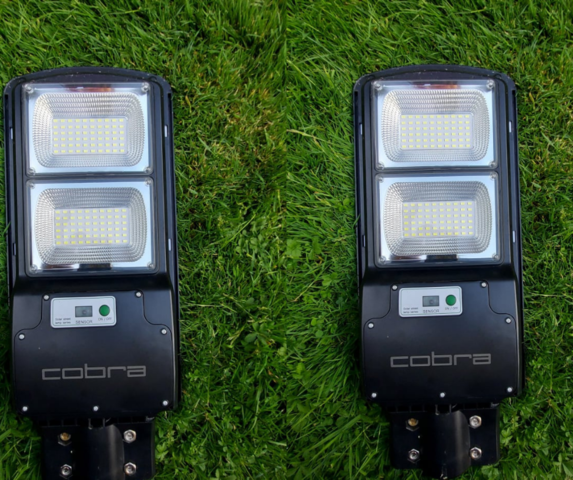 Solenergi MegaLight™️ - 60W Solcellegadelampe med høj lysstyrke på 6000 lumen