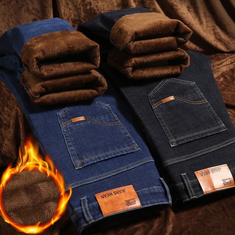 Geïsoleerde denim™ -  Blijf warm in stijl met onze met fleece gevoerde denim