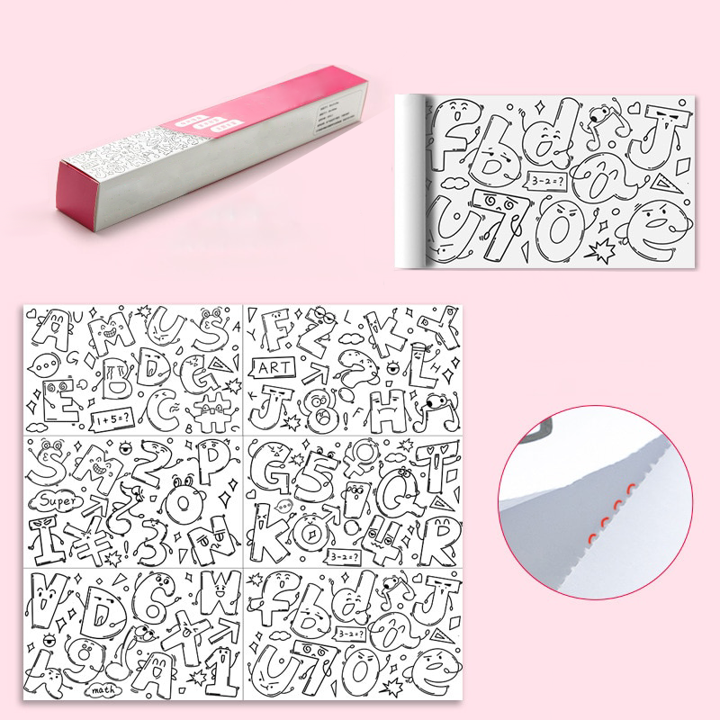 DrawingRoll™ | Farvepapir til børn 